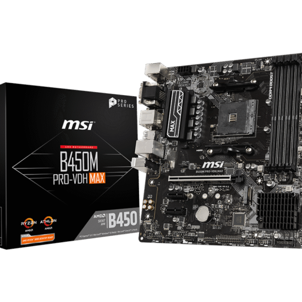 MSI B450M PRO-VDH MAX (PREOWNED)