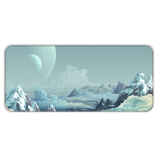 White Mountains Abstract - E-XL Size Mousepad